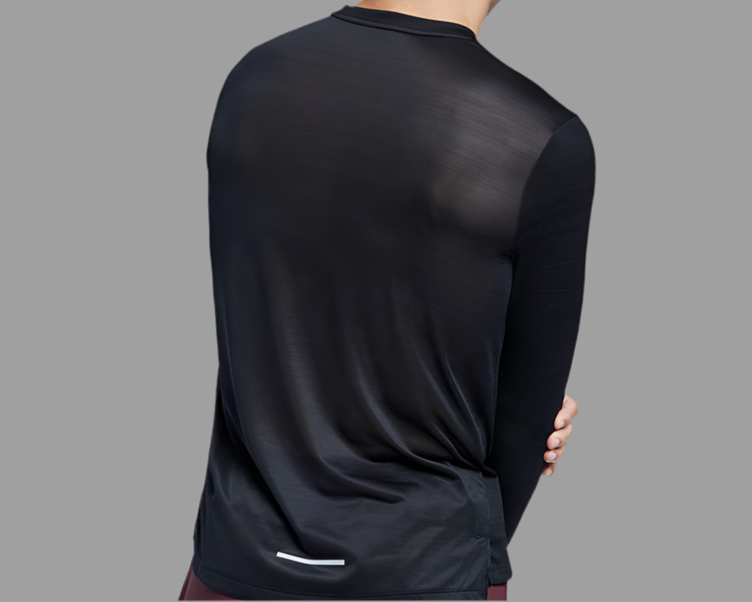Nike Running Miler Manche Longue