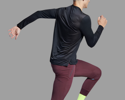 Nike Running Miler Manche Longue